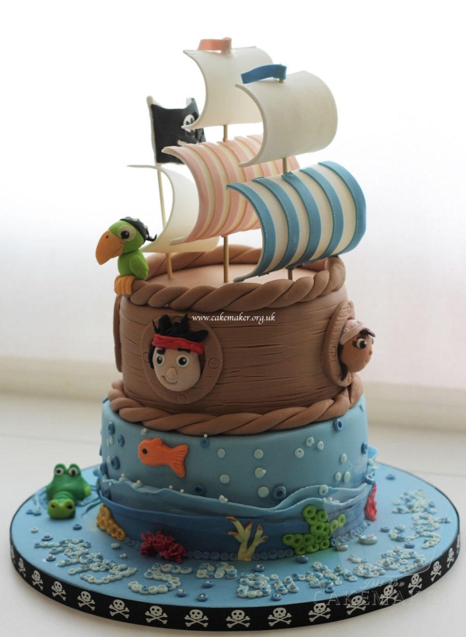 Детский торт с корабликом