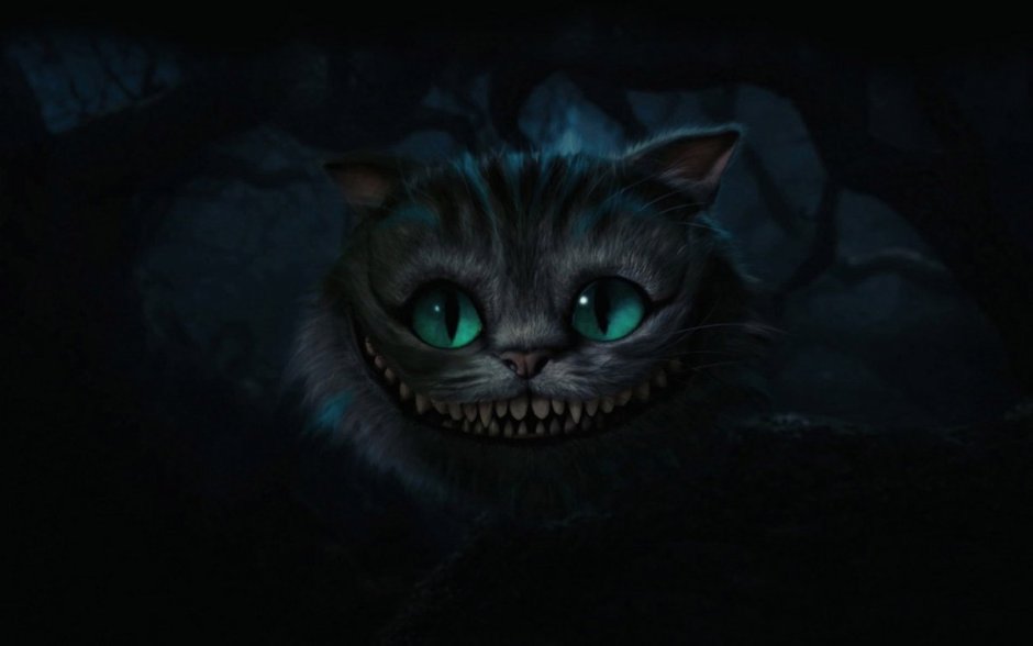 Чеширский кот картина маслом
