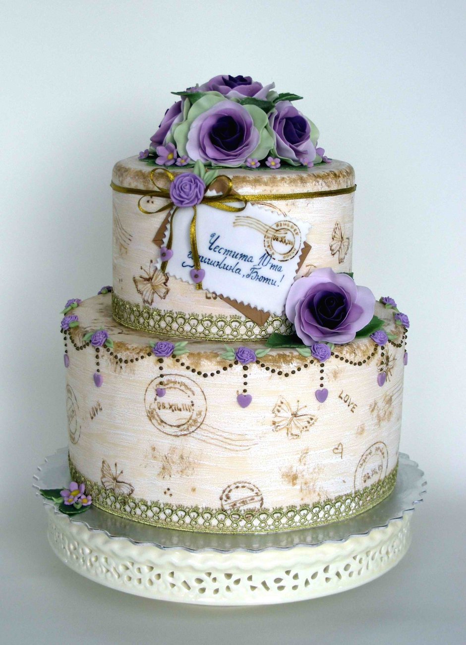 Свадебный торт в стиле Винтаж