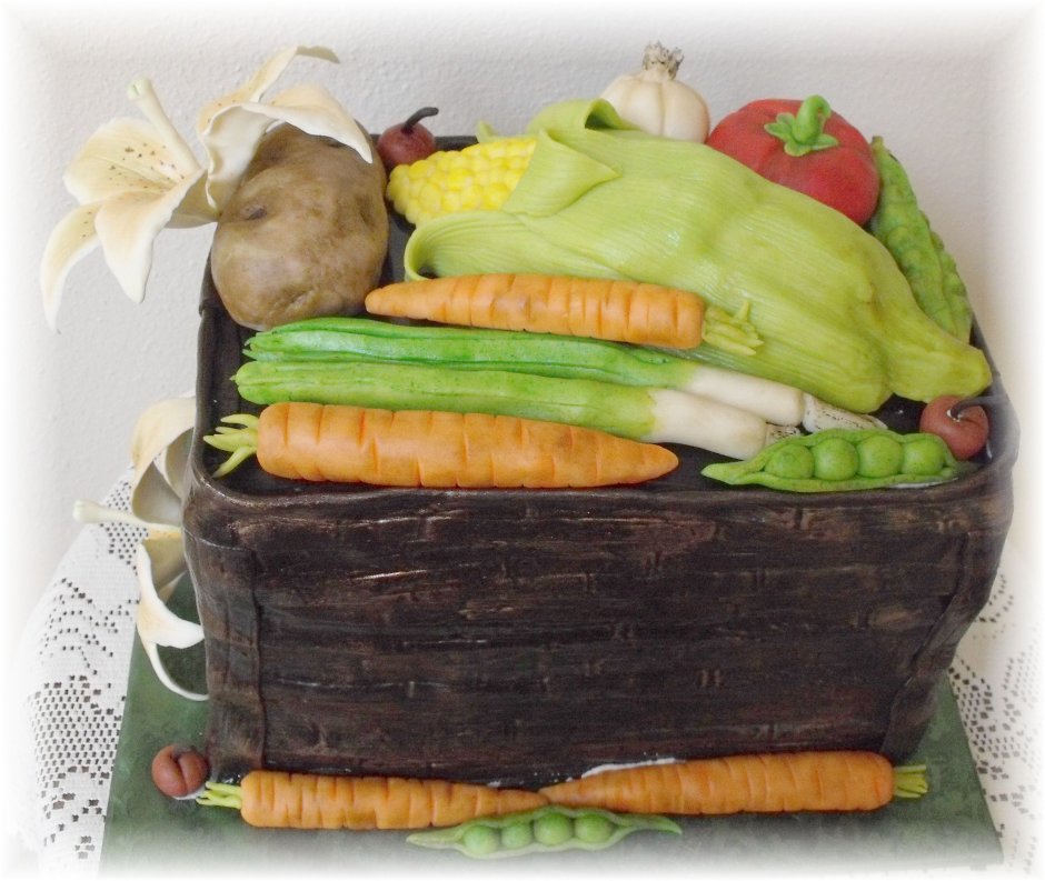 Торт с овощами