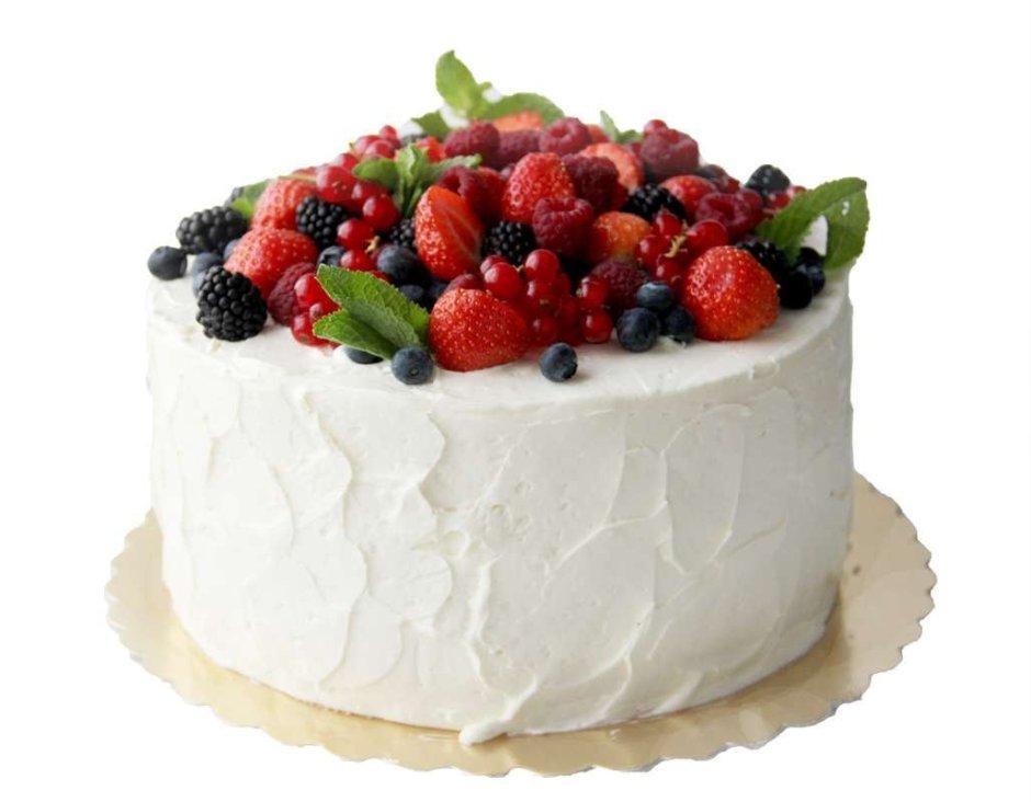 Торт белый двухъярусный с шарами