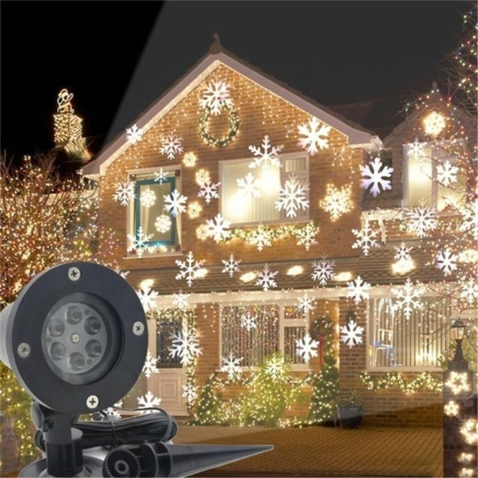 Лазерный проектор для Рождества Звездный дождь