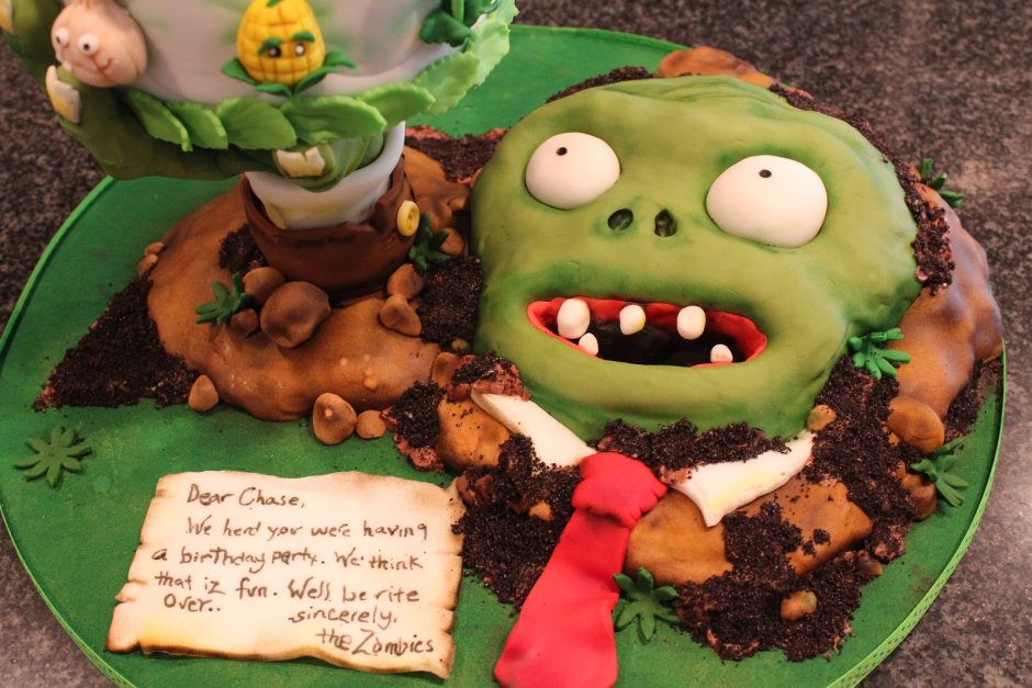 Торт Plants vs Zombies