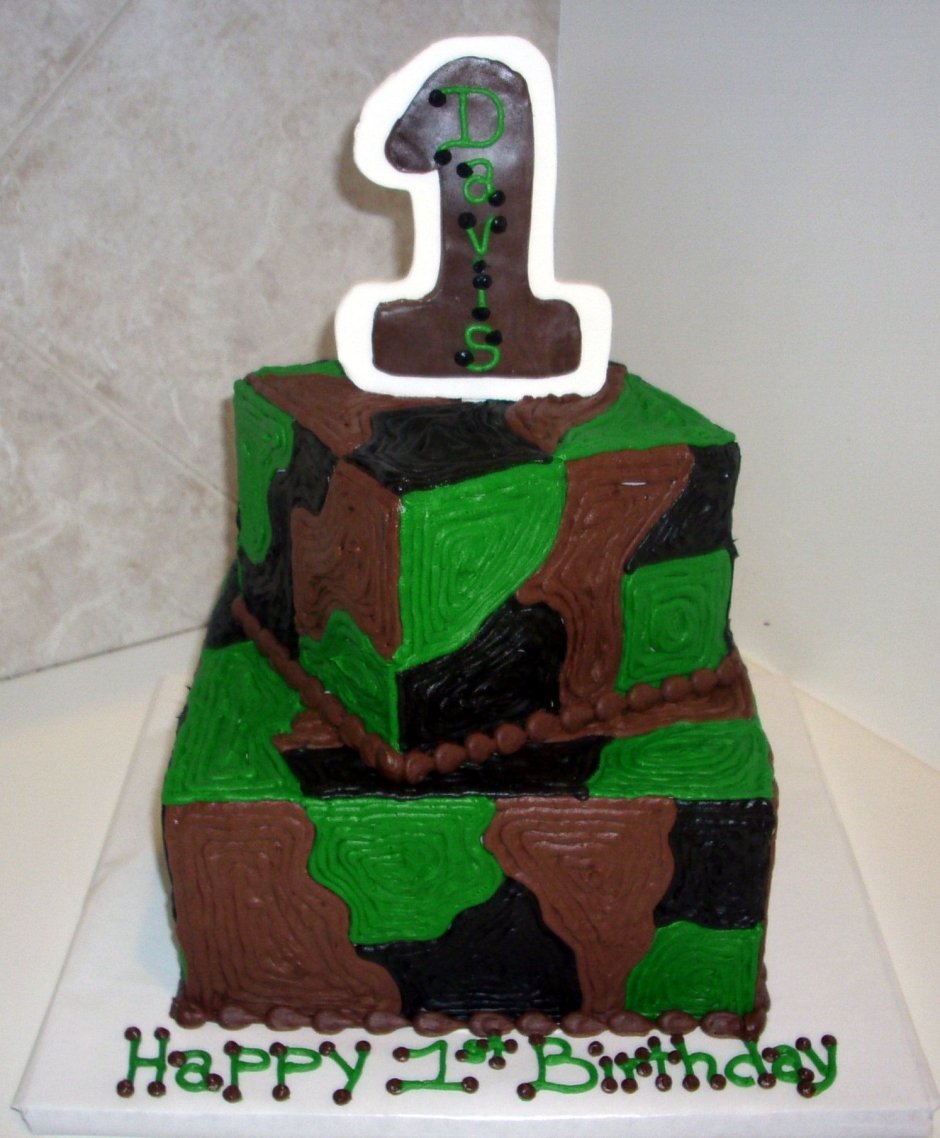 Торт камуфляжный на день рождения мальчику