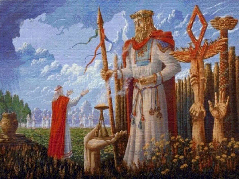 Славянский Пантеон богов идолы