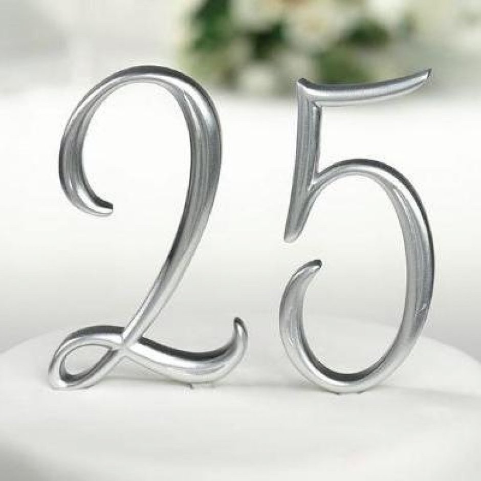 Фон серебряная свадьба 25 лет