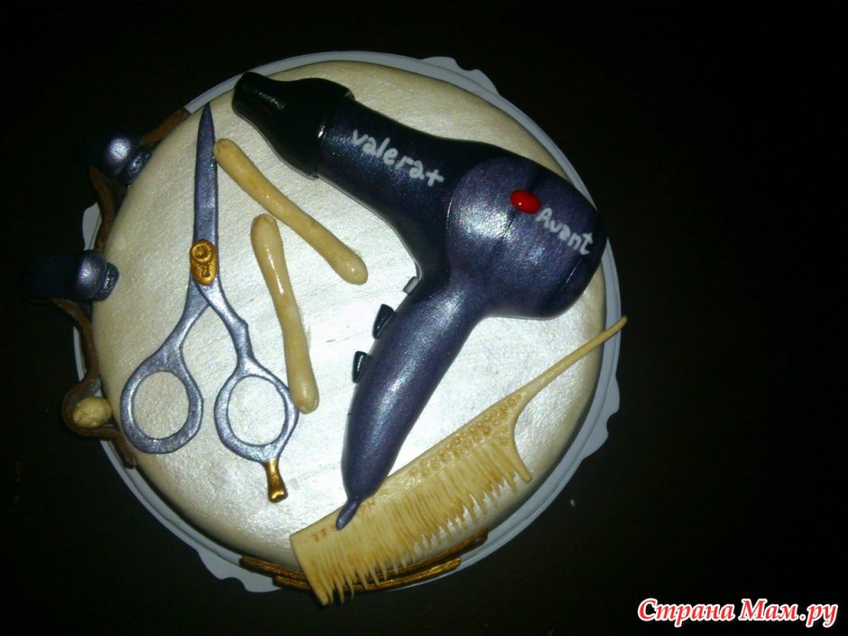 Торт для парикмахера на день рождения