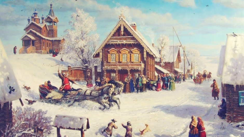 Русская зимняя ярмарка