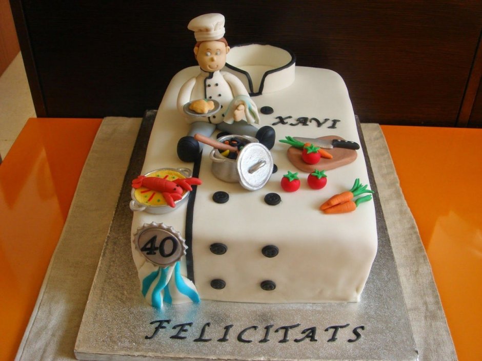 Торт для повара на день рождения
