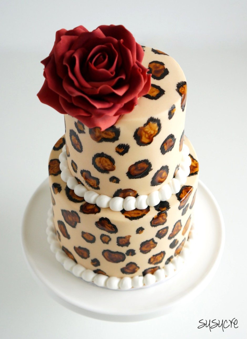 Тортик леопардовый