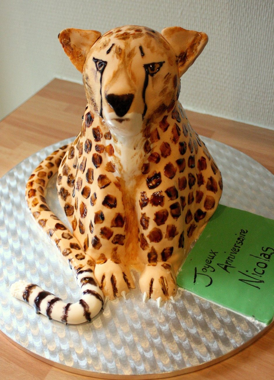 Шоколадный торт леопард