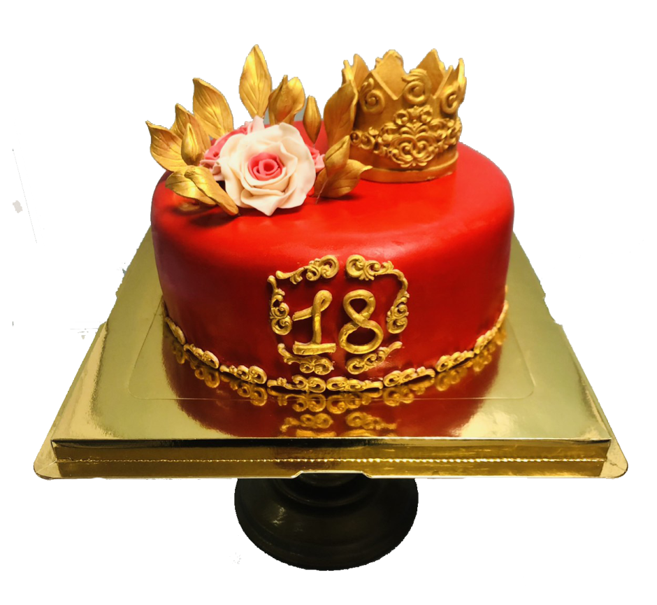 Нежный торт с короной