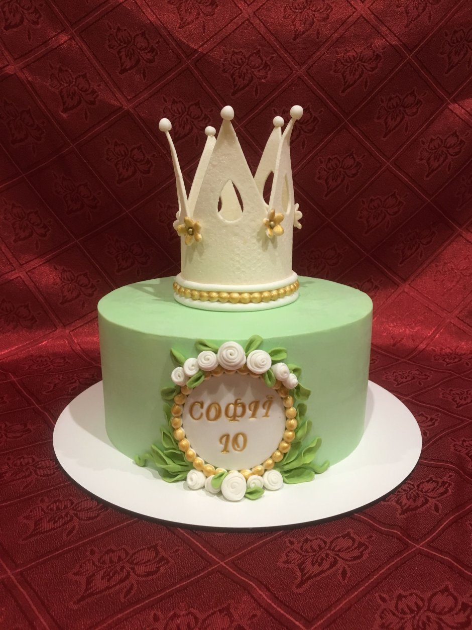 Торт корона золотой колос