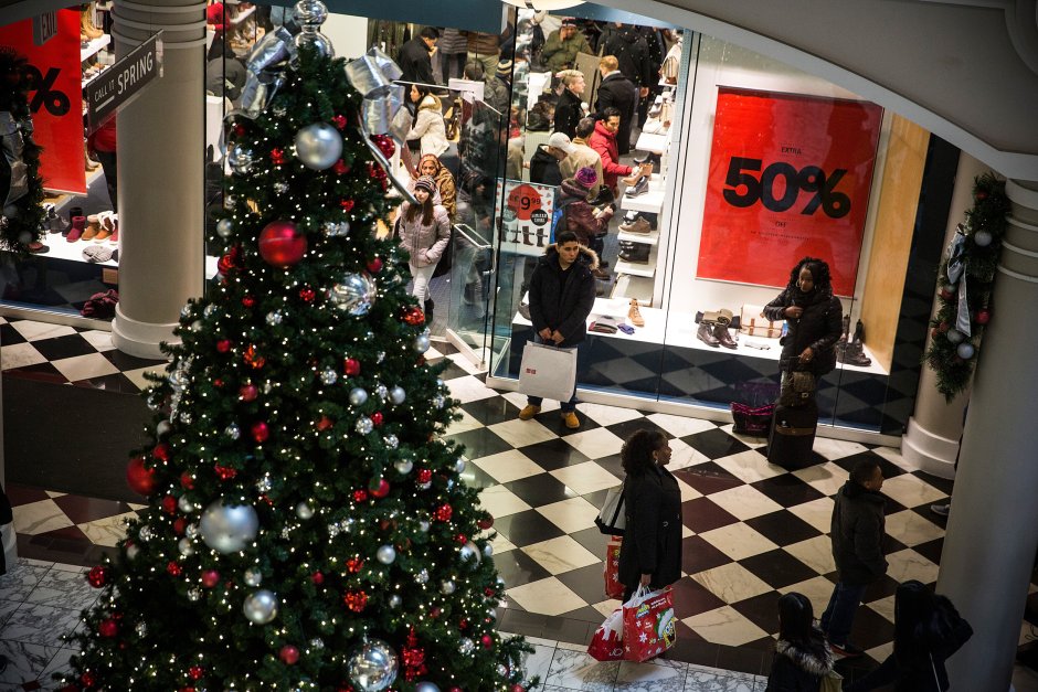 Рождественские распродажи в магазинах США