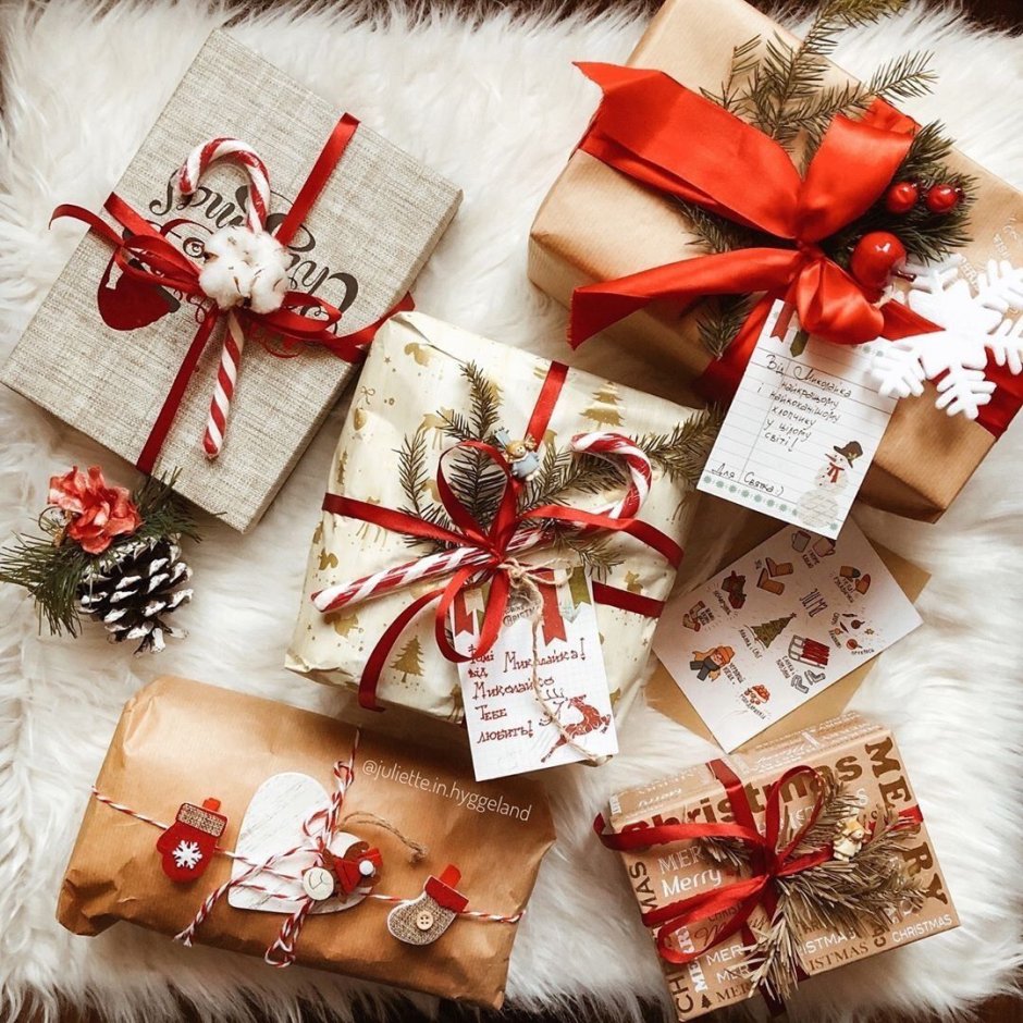 Упаковка для новогодних подарков