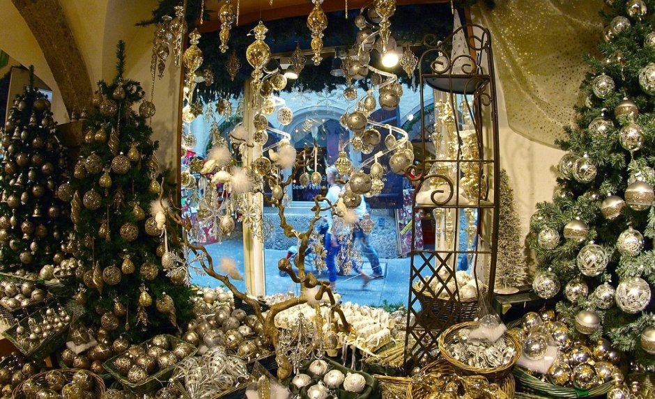 Рождественские витрины в Европе