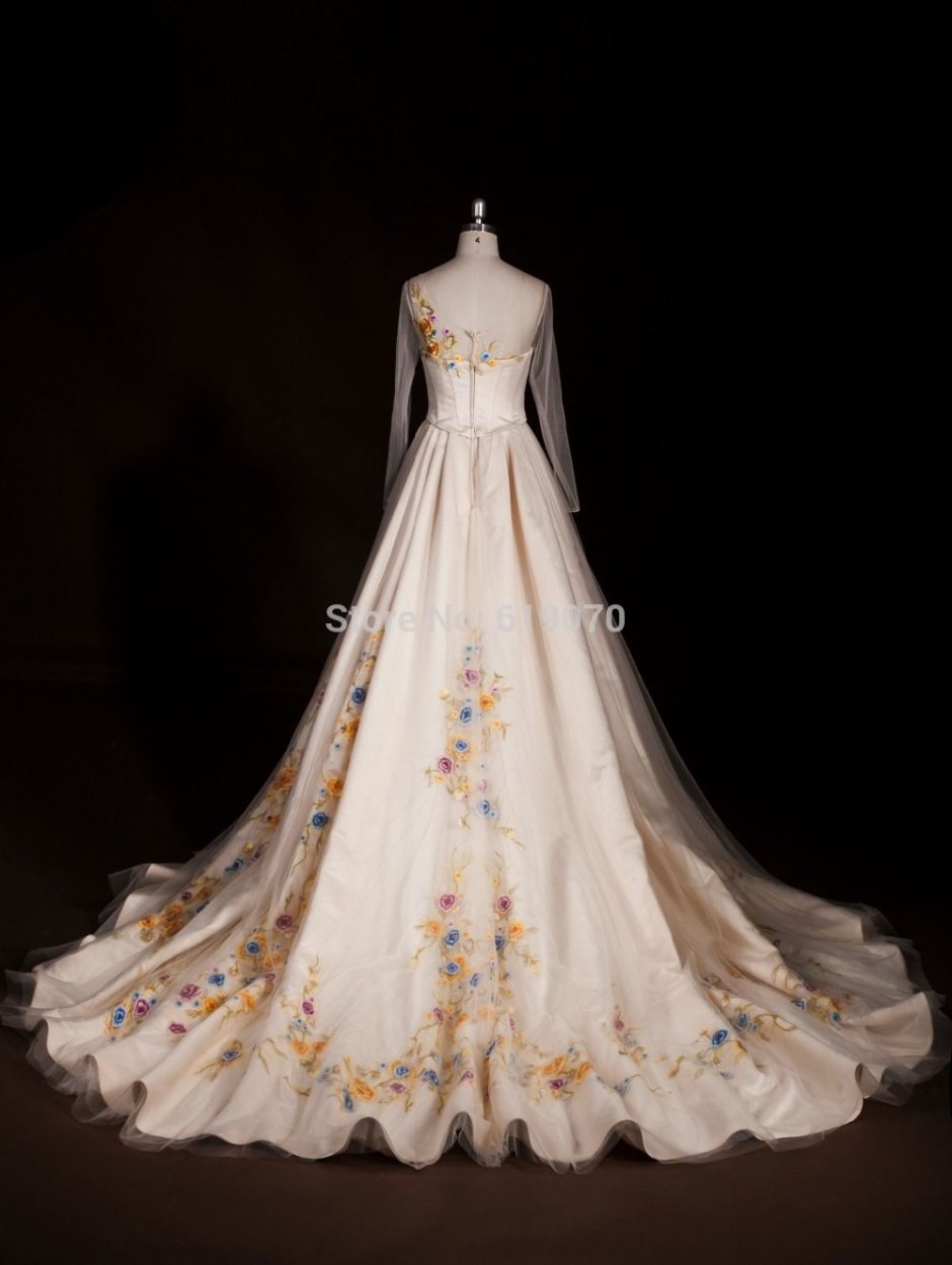 Лили Джеймс Золушка свадебное платье