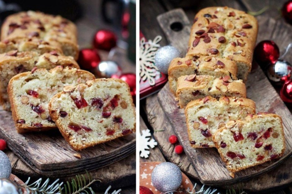 Рождественский кекс с сухофруктами и орехами от Юлии Высоцкой