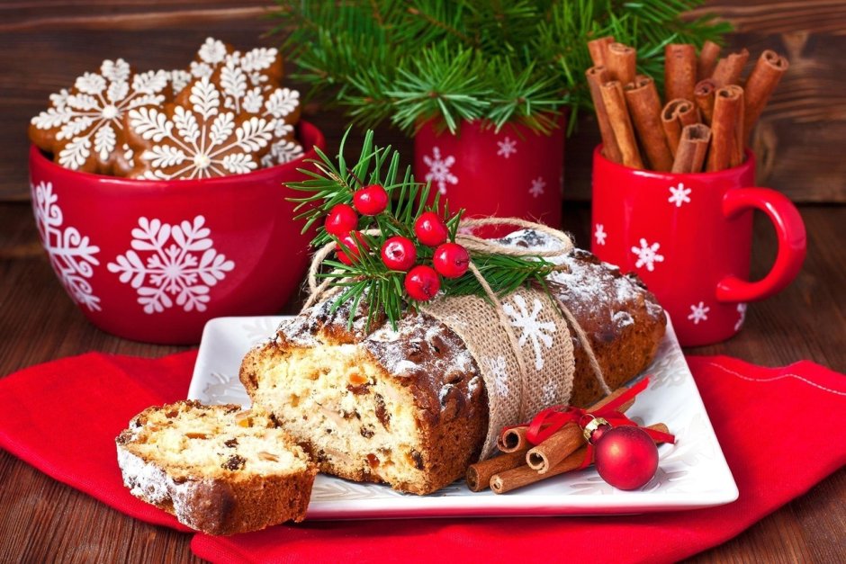 Рождественский кекс с сухофруктами от Паулины