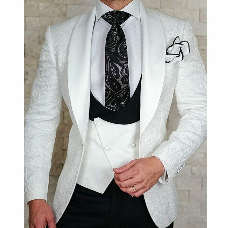 Пиджак мужской свадебный черный