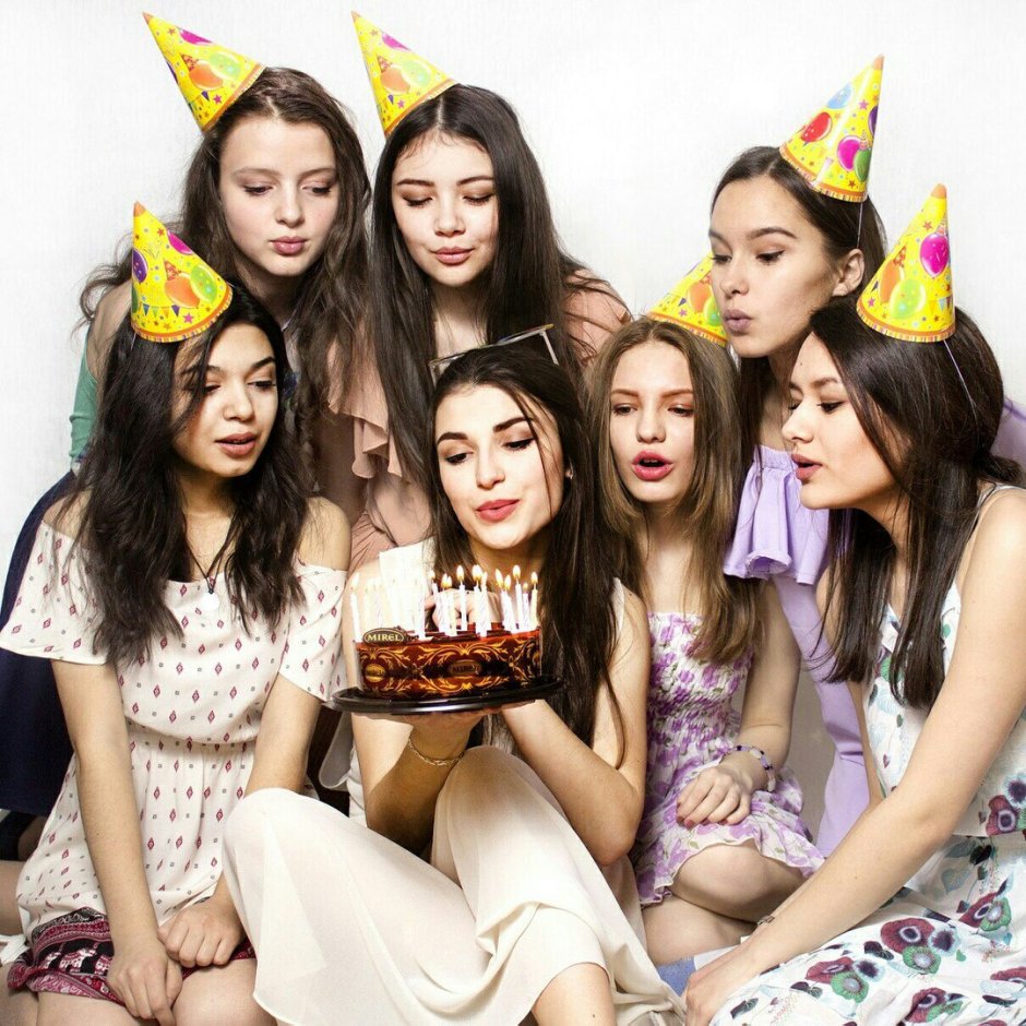 Фотосессия на день рождения девушке с подругами