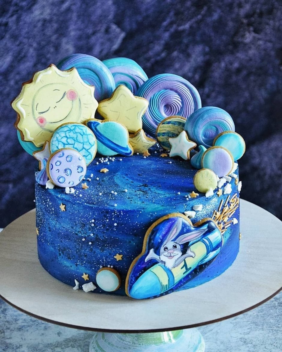 Детский торт космос