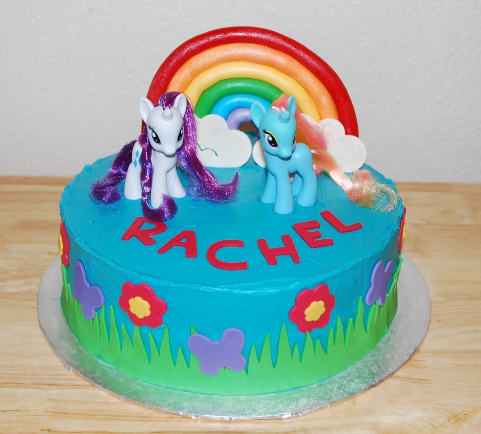 Смешанный торт с пони