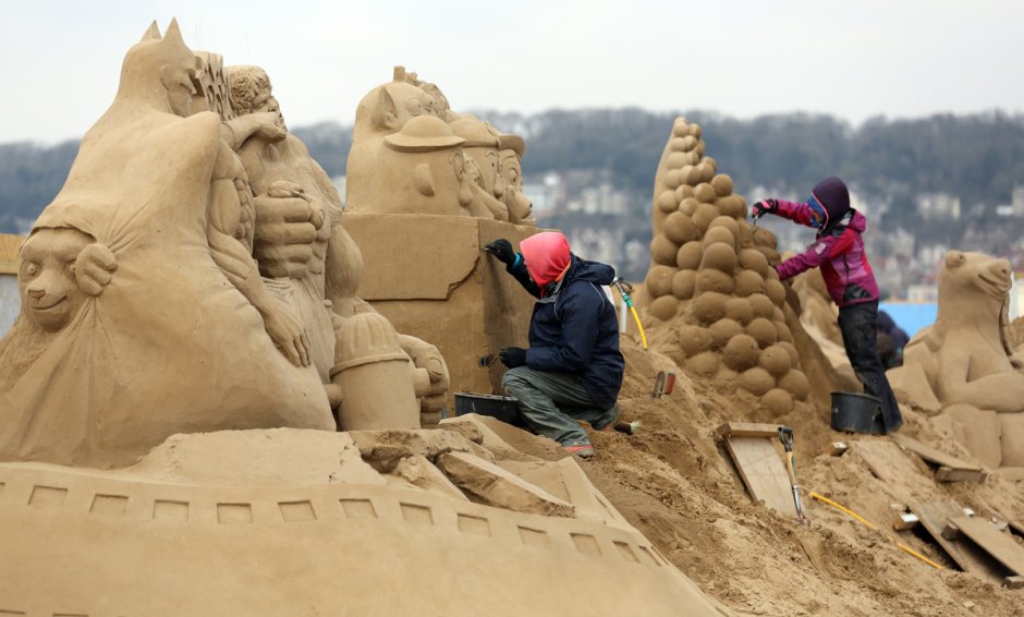 Песчаные скульптуры в СПБ 2021 Петропавловская