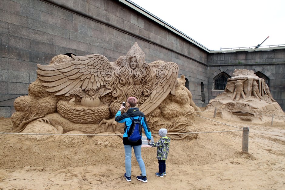 Фестиваль песчаных скульптур Fiesa (Португалия)