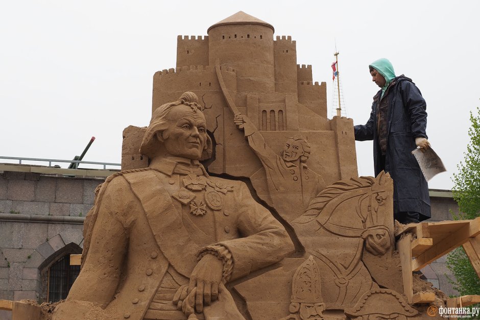 Фестиваль песчаных скульптур в Санкт-Петербурге 2022