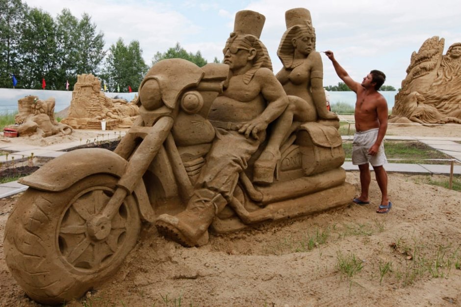 Тайвань фестиваль песчаных скульптур 2022г