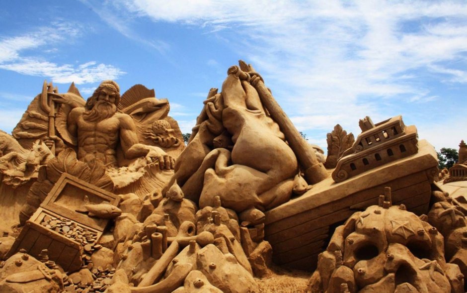Фестиваль песчаных скульптур 2023 Санкт-Петербург