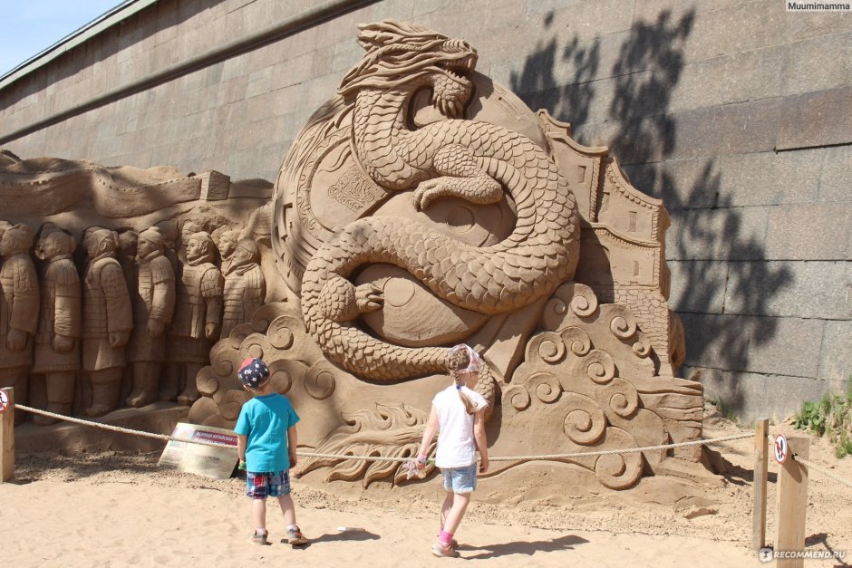 Фестиваль песочных скульптур Питер 2022