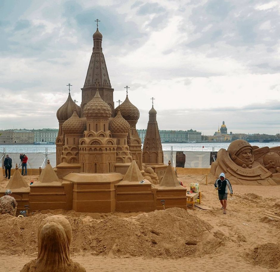 Петропавловская крепость песчаные скульптуры