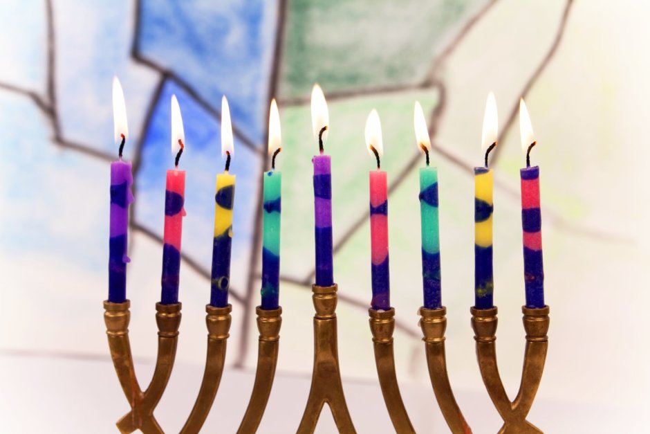 Еврейские свечи Ханука