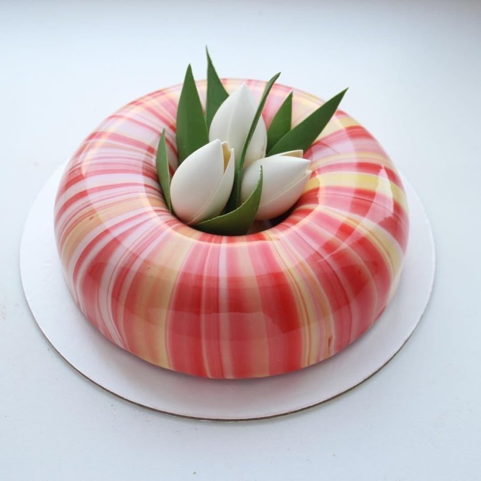Эстетично разрезанный торт