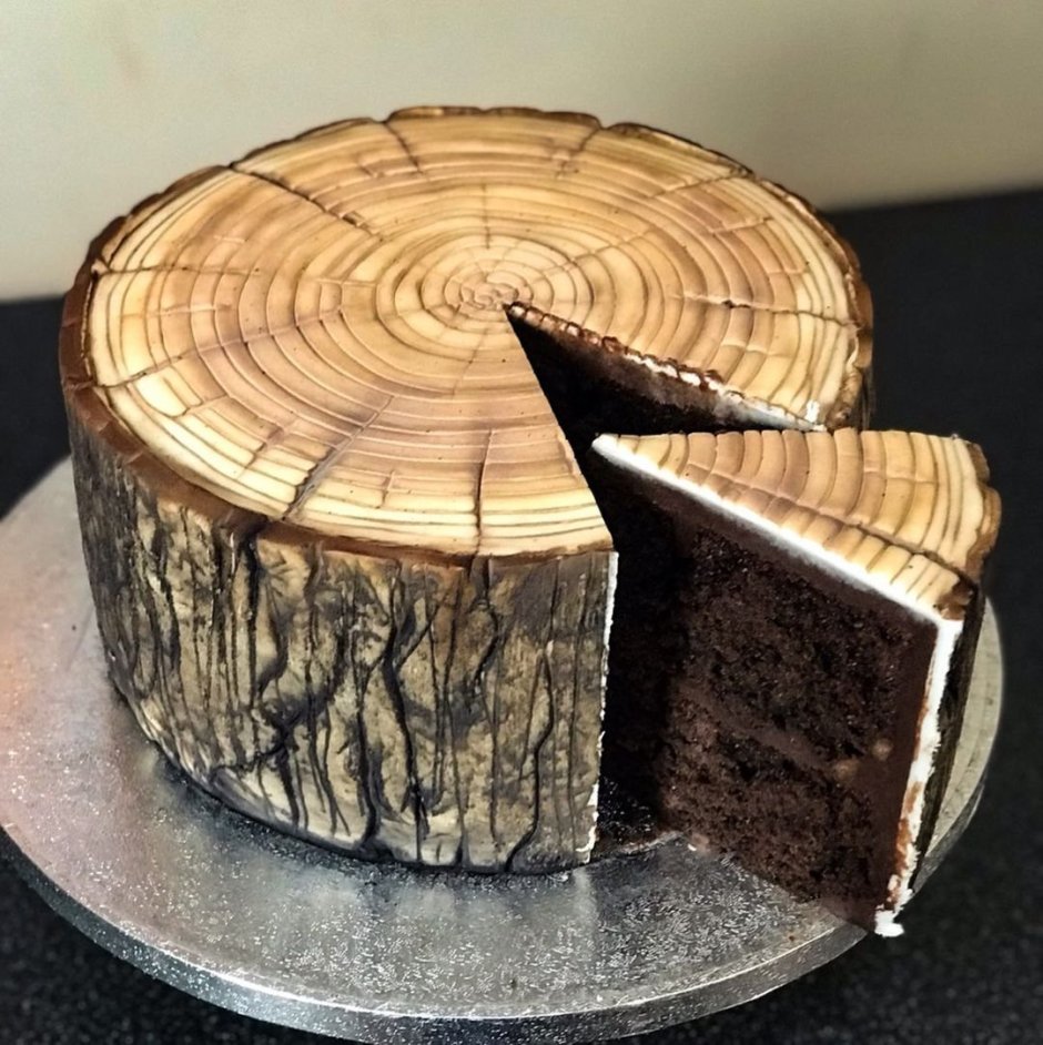 Торт деревяшки фотопечать