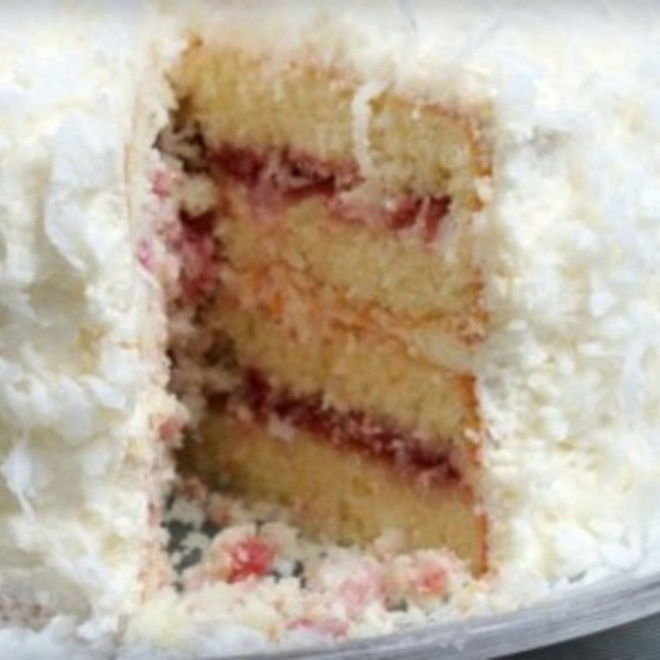 Муссовый торт малина Кокос