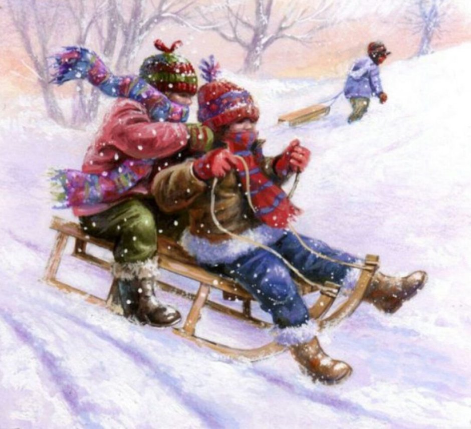 Роберт Дункан картины зима