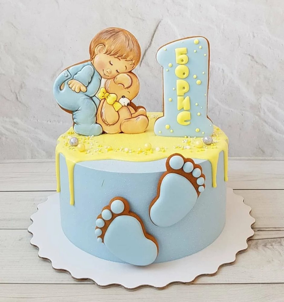 Торт на рождение мальчика