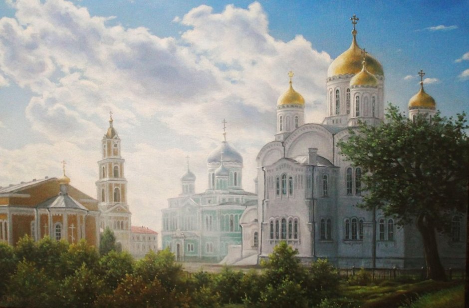 Дивеево монастырь картина