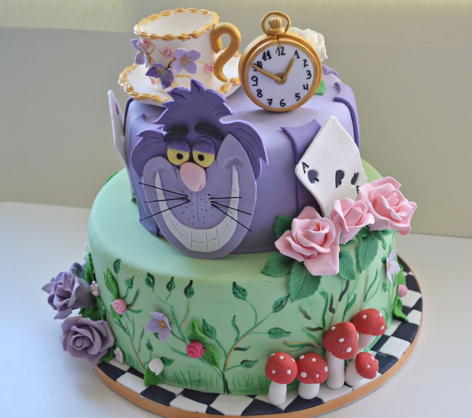 Торт на 1 годик Алиса