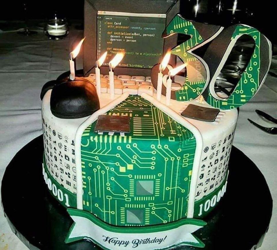 Торт для любителя компьютера