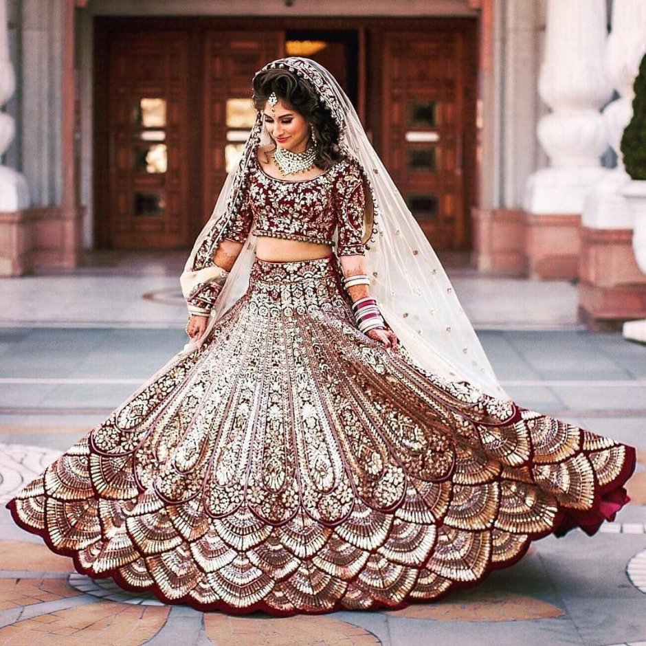 Пакистанское свадебное платье шикарное