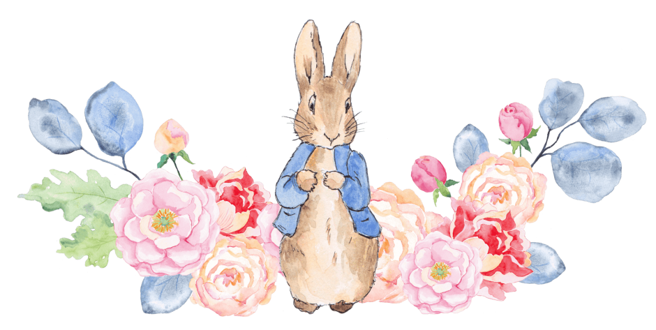 Кролик Питер Акварельная иллюстрация
