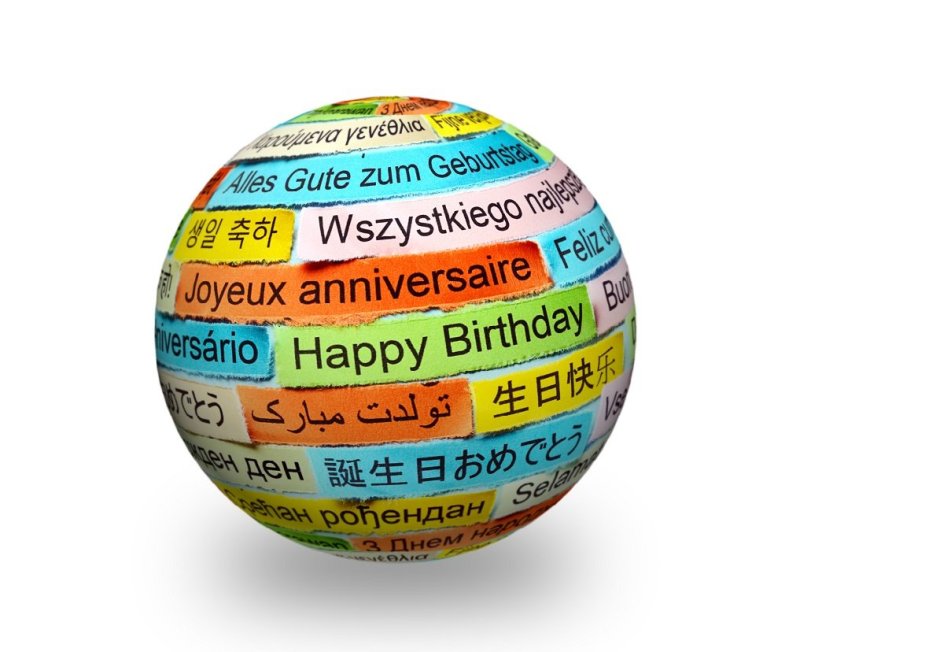 Поздравления с днём рождения на разных языках
