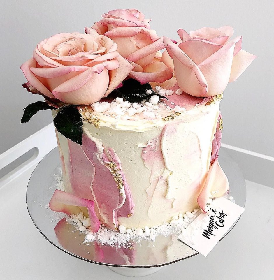 Декор торта на 19 лет девушке