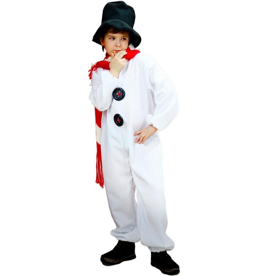 Детский костюм снеговика девочке