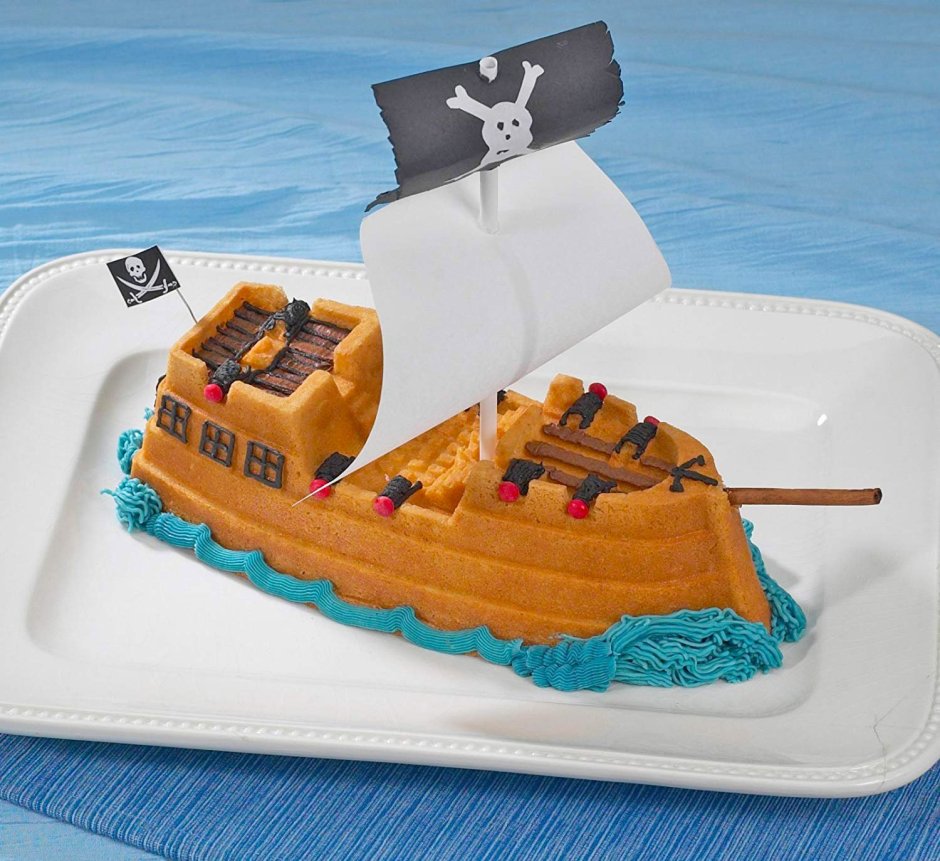 Торт пиратский корабль