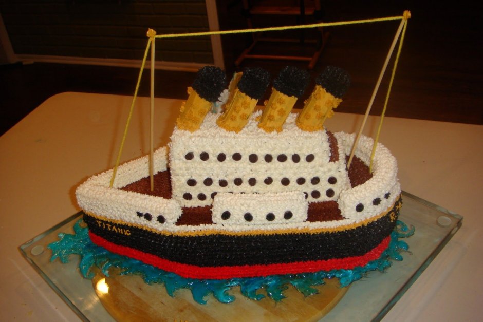 Торт корабль Титаник